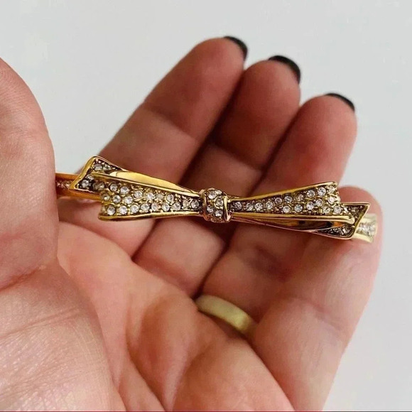 Kate Spade Gold Plated Pave Crystal Love Notes - Picture 4 of 6